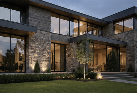 Luxury Stone Modern Residence